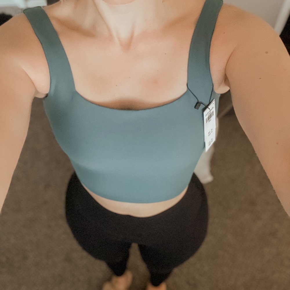 Abercrombie YPB square neck athletic top